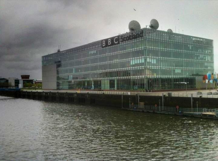 BBC Scotland, from the Millennium Bridge