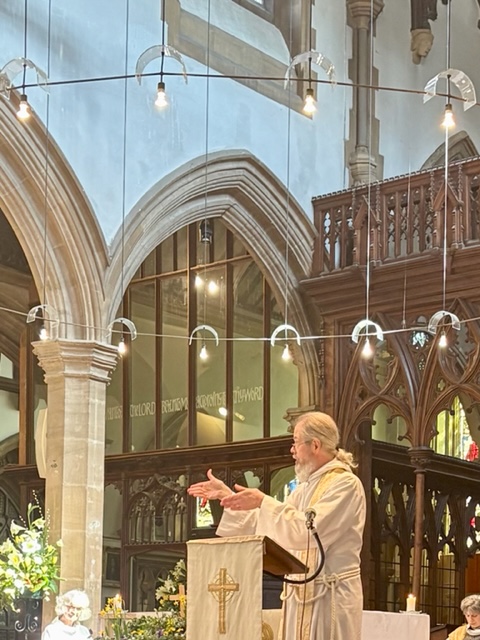 AKMA preaching on Easter Sunday 2025