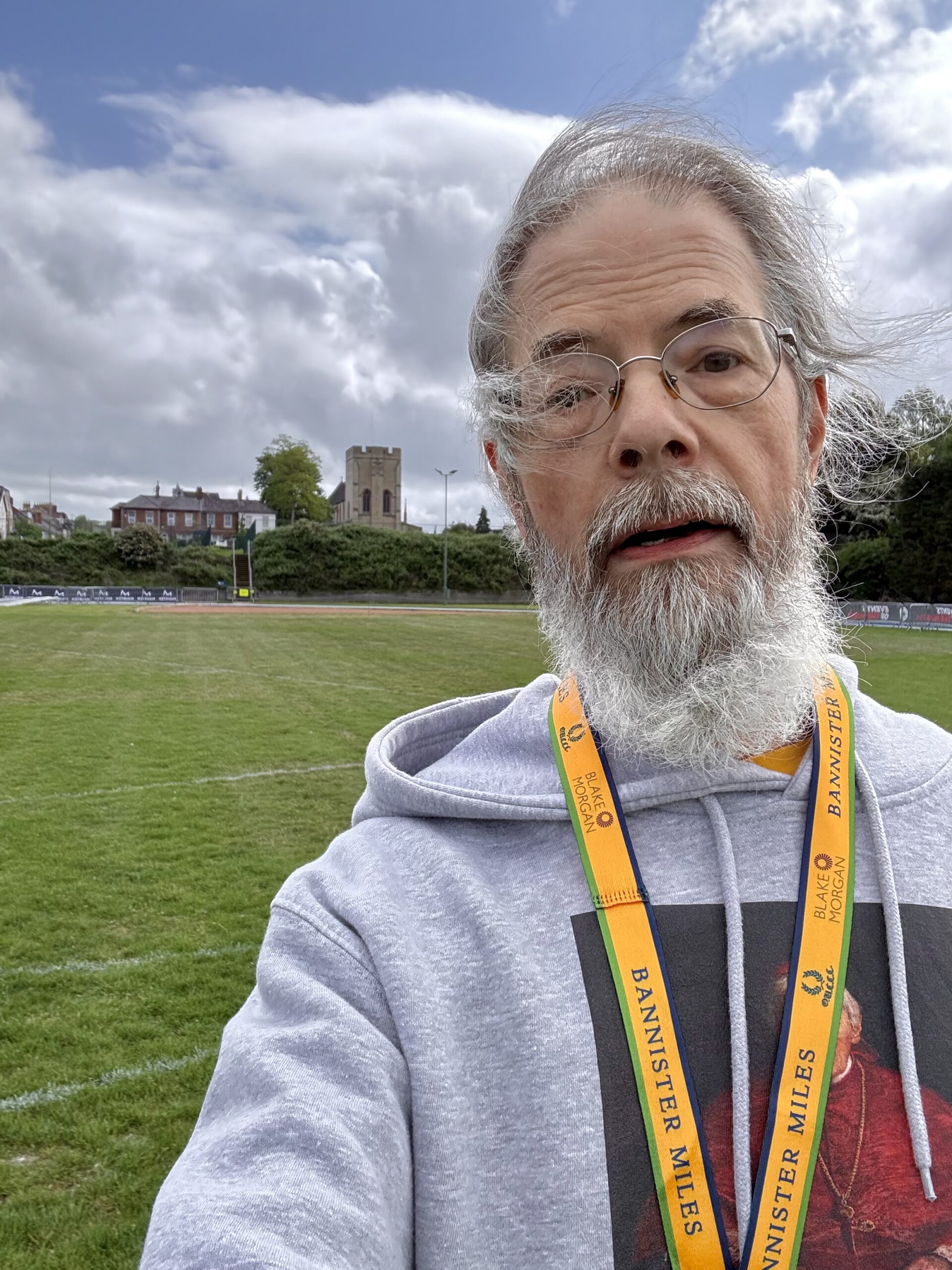 St John the Evangelist’s tower, Newman hoodie